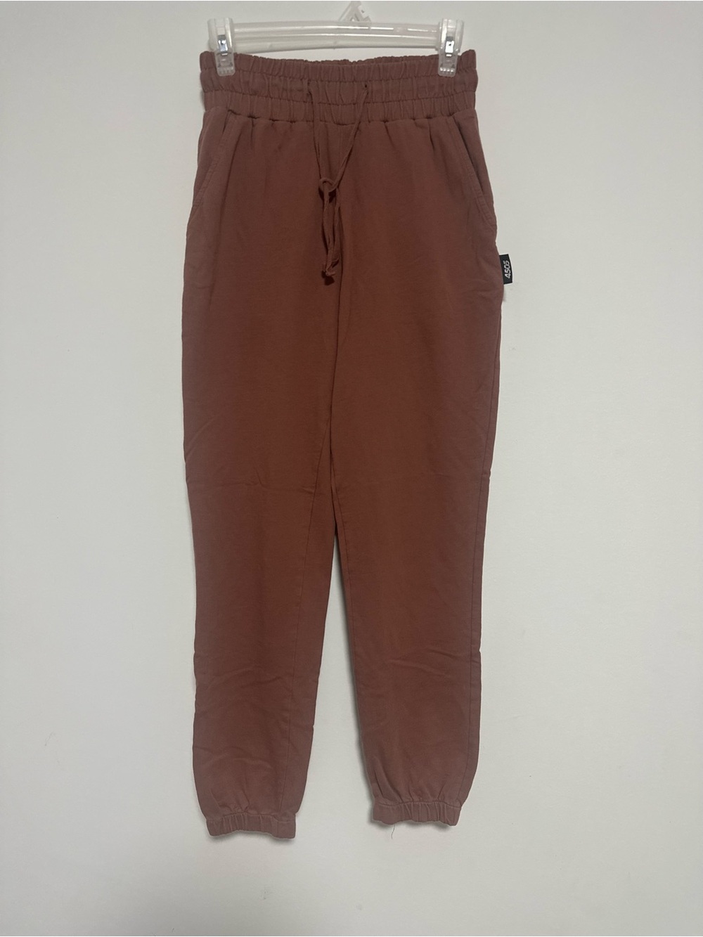 ASOS Rust Brown Elastic-Waist Jogger Pants